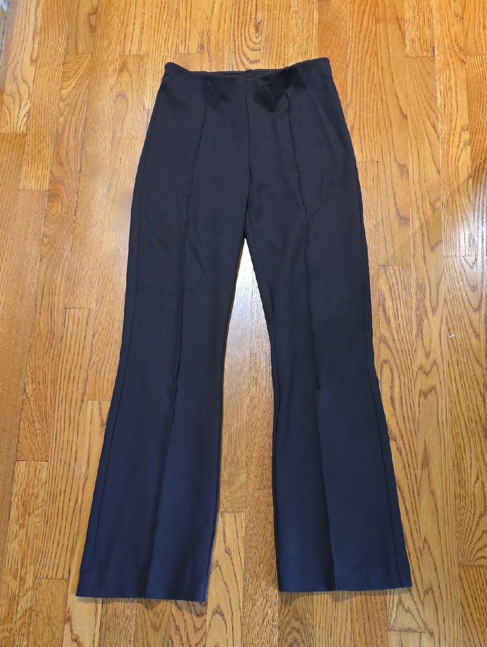 GAP Chocolate Brown High-Rise Ponte Flare Pants | Small Tall